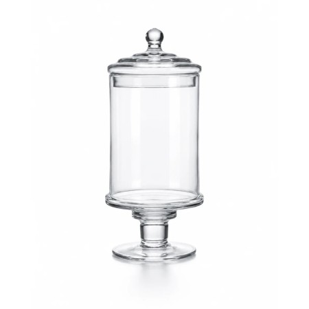Cylinder Potiche Şeker Vazosu 33cm
