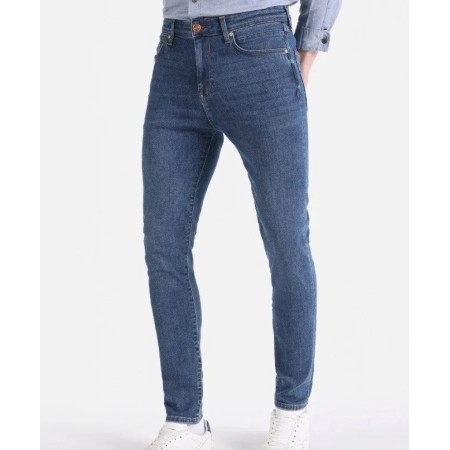Colin’s 035 Ryan Super Slim Fit Yüksek Bel Dar Paça Koyu Mavi Erkek Pantolon CL1065218