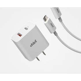 Ehlel Power Delivery Adaptörü & Type-C Kablo - Hızlı Şarj