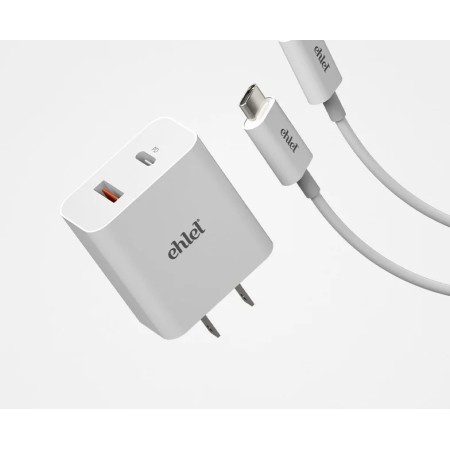 Ehlel Power Delivery Adaptörü & Type-C Kablo - Hızlı Şarj