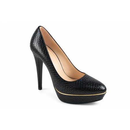 Shoe & Me Kadın Siyah Topuklu Ayakkabı TS1 Black