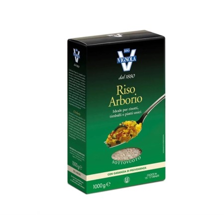 Riso Vignolia Risotto Arborio Pirinç 1kg Vakumlu