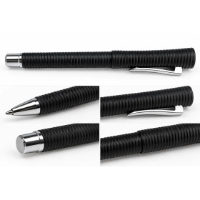 Pierre Cardin Patterned Chrome Roller Pen - Stylish and Functional