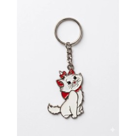 Beyaz Kedi Figürlü Metal Anahtarlık z1501734 Zeus - Co.