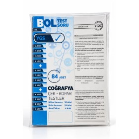 Coğrafya Çek Kopar Yaprak Test Bol Test 84 Adet Ygs