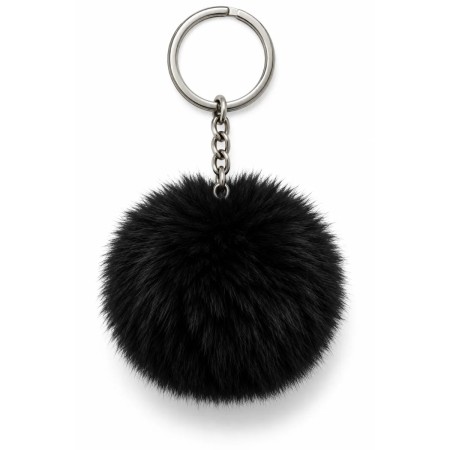Pon Pon Siyah Peluş Anahtarlık
