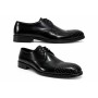 Inci Genuine Leather Black Men's Shoes - Elegance and Comfort