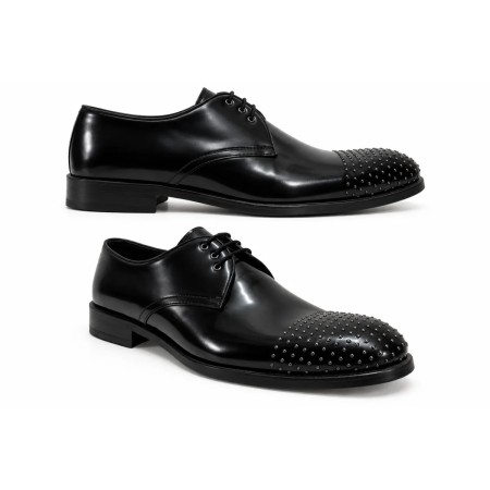 Inci Genuine Leather Black Men's Shoes - Elegance and Comfort