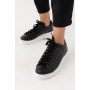 Bala Men's Slim Laced Sneakers Black | Stylish and Comfortable