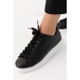 Bala Men's Slim Laced Sneakers Black | Stylish and Comfortable
