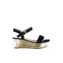 Inci Genuine Leather Black Sandals - Style & Comfort