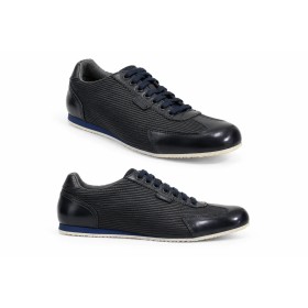 Inci Genuine Leather Dark Blue Men's Shoes | Elegance and Comfort