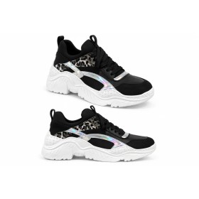 İnci Siyah Kadın Sneaker 7668
