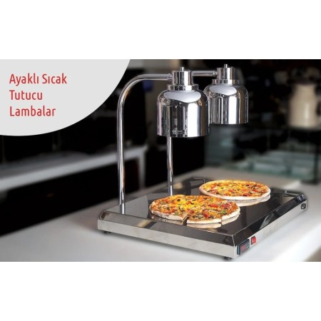 Ayaklı Sıcak Tutucu Lamba 100200 Krom - Modern Aydınlatma