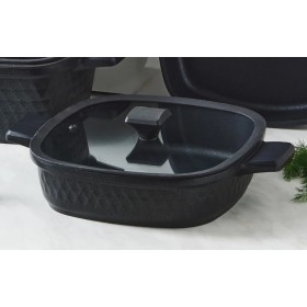 Karaca Bio Diamond Döküm Kare Karnıyarık Tencere (26 cm) (3.5 Litre)