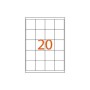 46x50 Lazer Sticker 20'li A4 100x20 - 1800 Adet