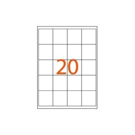 46x50 Lazer Sticker 20'li A4 100x20 - 1800 Adet