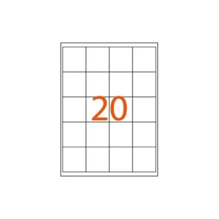 46x50 Lazer Sticker 20'li A4 100x20 - 1800 Adet