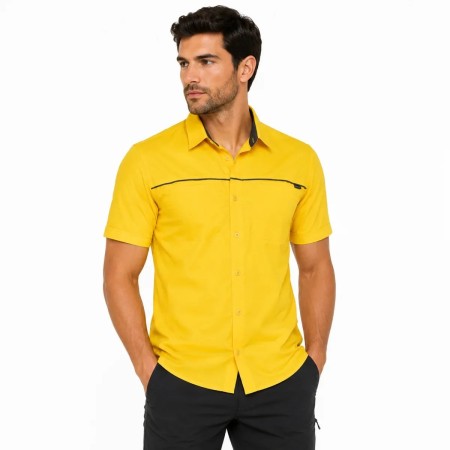 California Forever Men's Shirt, Yellow - Stylish and Comfortable