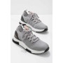Bambi Gray Knit Women's Sports Shoes | Style and Comfort