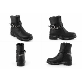 Alya Kids Siyah Kız Çocuk Botu GD006