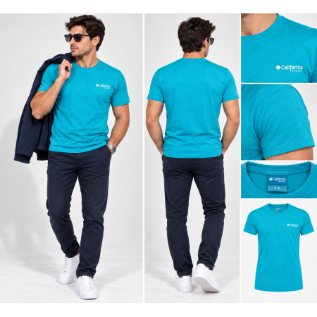 California Forever Blue Men's T-Shirt - Stylish and Comfortable