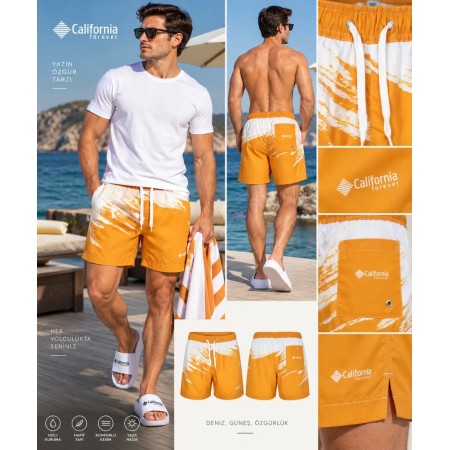 California Forever Hardal Erkek Deniz Şortu SH94011-1355