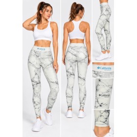 California Forever Women's Leggings - Marble Pattern