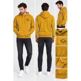Marka Butik Unisex Hardal Sweatshirt