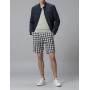 Lufian Slim Fit Solad Spor Chino Şort Lacivert - Şort