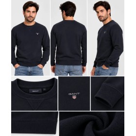Gant Orijinal Erkek Siyah Sweatshirt - Şık ve Konforlu