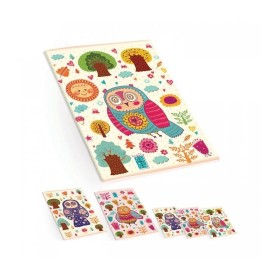 Keskin Color Plastik Kapak A5 40 Yaprak Kareli Defter - Baykuş Desenli