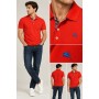 Etro Orange Polo Collar Logo T-Shirt - Stylish Apparel
