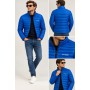 California Forever Men's Blue Puffer Jacket | Style and Comfort