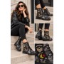 Ataköy Women's Boots Camouflage Pattern ATK45 - Elegance and Comfort