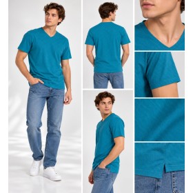 Pointback Men's Navy T-Shirt | Stylish and Comfortable