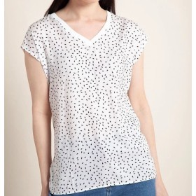 Fashion Friends Desenli Kadın Tişört 9Y0339B1