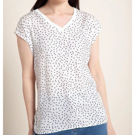 Fashion Friends Desenli Kadın Tişört 9Y0339B1