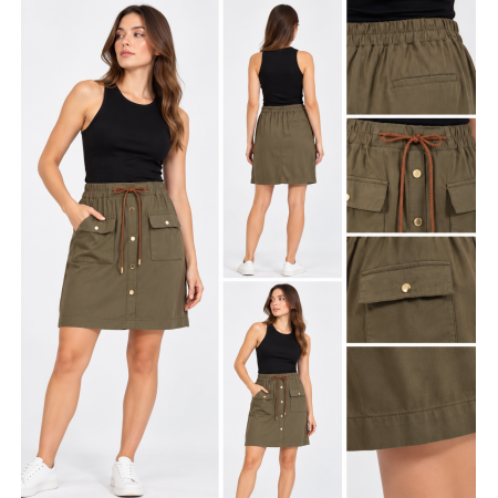 Fashion Friends Düğme Detaylı Etek 9Y0957B1