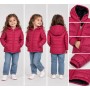 Girls Hooded Fleece Lined Jacket | Stylish and Comfortable