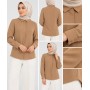 Kayra Camel Color Women's Blouse | Modern Clothing