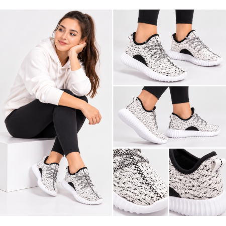 Spenco Black White Women's Sports Shoes - Stylish and Comfortable