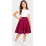 Bukem Beaded Purple Girls Skirt - Elegance and Comfort