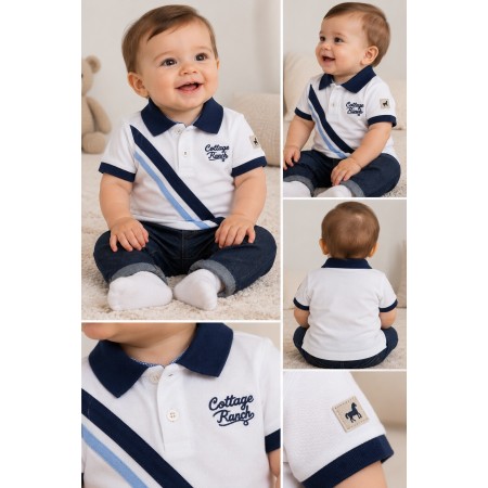 Mamma Rammo Polo Collar Boy's T-Shirt - Style and Comfort