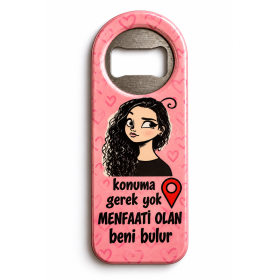 Konuma Gerek Yok Yazılı Magnet Açacak