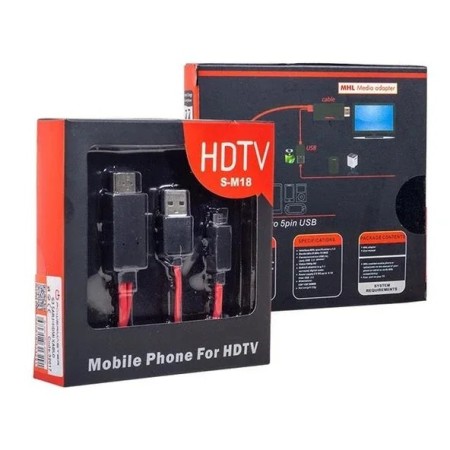 HDTV S-M18, Akıllı Telefondan Televizyona Aktarmak Kablosu