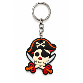 Zeus&Co. Pirate Figure Keychain - Style and Quality