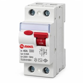 Makel 2p 40A 30ma Current Protector - Safe Electricity
