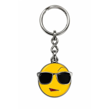 Zeus&co Emoji Metal Keychain - Fun Design