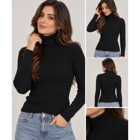 SUUD Balıkçı Yaka Fitilli Triko Kazak 418135462